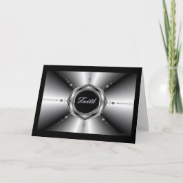 Tarjeta de felicitación de Faith Fractal