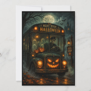 Tarjeta de Felicitación de Fantasmas de Halloween 