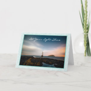 Tarjeta de felicitación de faro de todas las ocasi