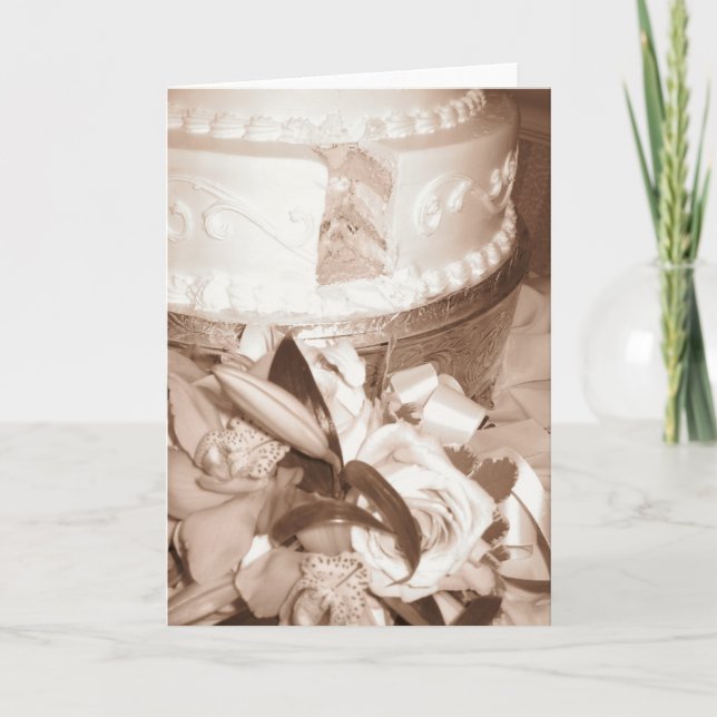 Tarjeta de felicitación de "Feliz Aniversario" (Anverso)