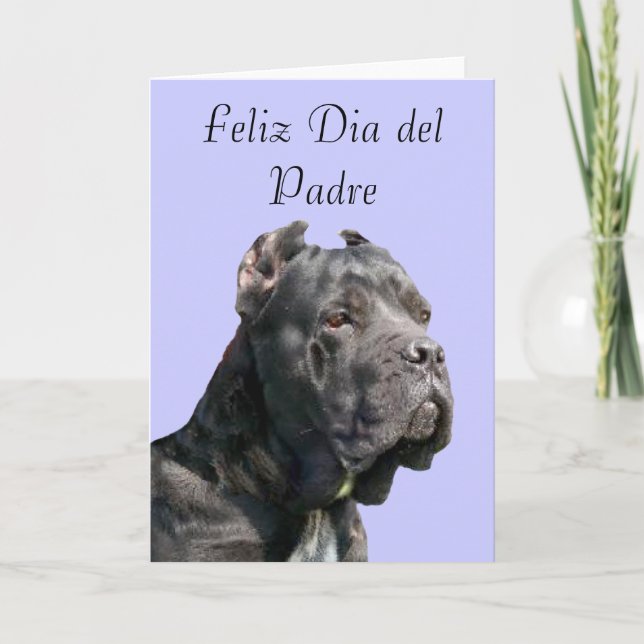 Tarjeta de felicitación de Feliz Dia del Padre (Anverso)