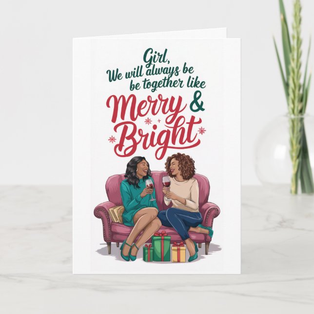 Tarjeta de felicitación de feriado de amistad con  (Anverso)