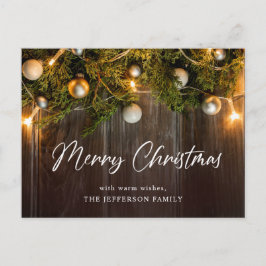 Tarjeta de felicitación de feriado para Navidades 