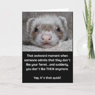 Tarjeta de felicitación de FERRETSDOOK