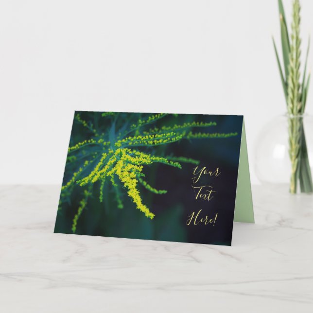 Tarjeta de felicitación de Ferro Verde de Flor Ama (Anverso)