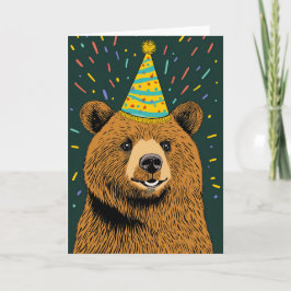 Tarjeta de felicitación de fiesta de cumpleaños de