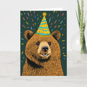 Tarjeta de felicitación de fiesta de cumpleaños de