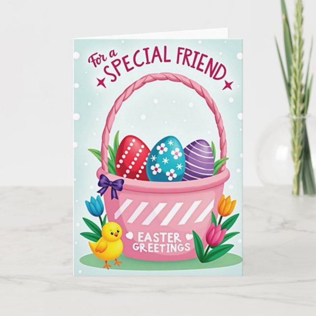 Tarjeta de Felicitación de Fiesta de Primavera (Anverso)