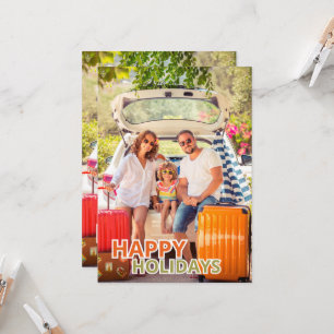 Tarjeta de Felicitación de Fiestas Felices