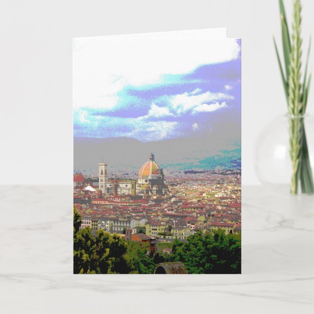 Tarjeta de felicitación de Firenze (Anverso)
