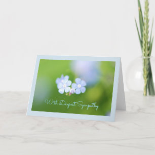 Tarjeta de Felicitación de Flor Azul