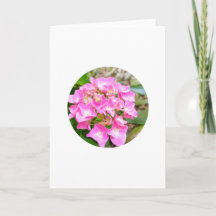 Tarjeta de felicitación de flor silvestre