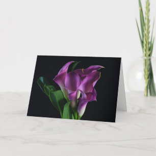 Tarjeta de felicitación de flores