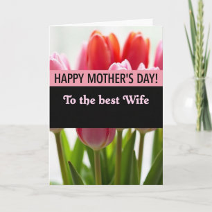 Tarjeta de felicitación de flores de primavera a r