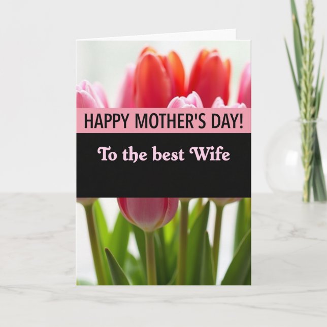 Tarjeta de felicitación de flores de primavera a r (Anverso)