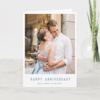 Tarjeta de felicitación de foto de Aniversario Ele