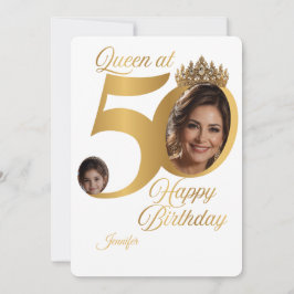 Tarjeta de felicitación de foto de cumpleaños núme