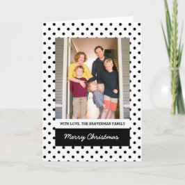 Tarjeta de felicitación de foto de Dot de Polka Do