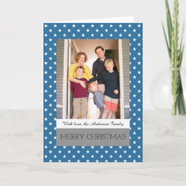 Tarjeta de felicitación de foto de festividades az