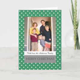 Tarjeta de felicitación de foto de festividades ve