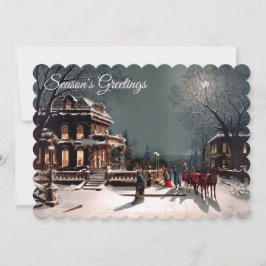 Tarjeta de felicitación de foto de Fiesta de Navid