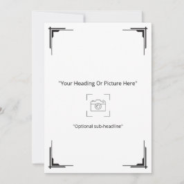 Tarjeta de felicitación de foto personalizada Art 