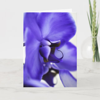Tarjeta de felicitación de fotografía floral Orchi