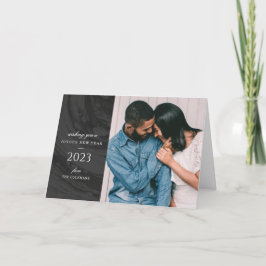 Tarjeta de felicitación de fotos de Año Nuevo Marc