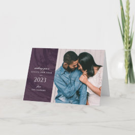 Tarjeta de felicitación de fotos de Año Nuevo Marc