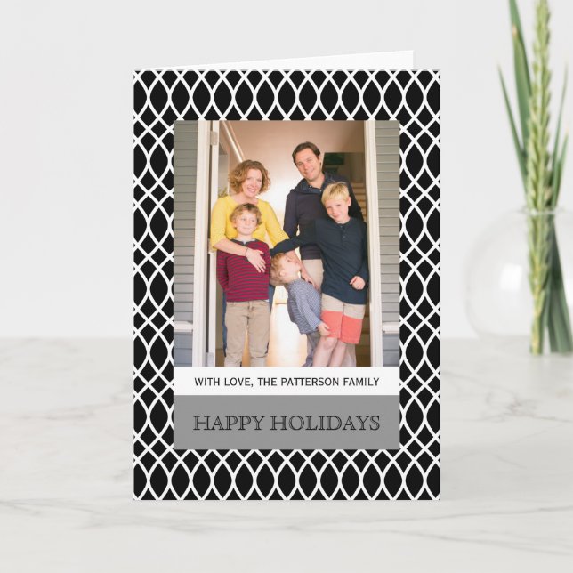 Tarjeta de felicitación de fotos de festividad de  (Anverso)