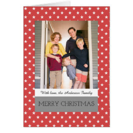 Tarjeta de felicitación de fotos de festividades r