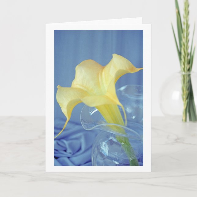 Tarjeta de felicitación de fotos de flores de Datu (Anverso)