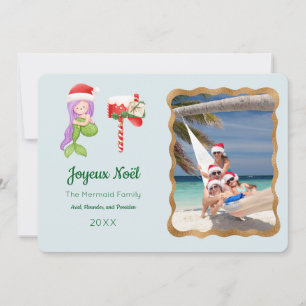 Tarjeta de felicitación de fotos de Mermaid Joyeux