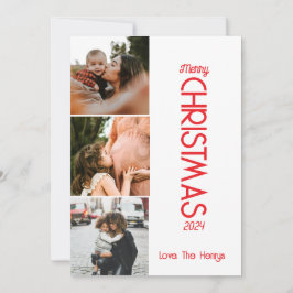 Tarjeta de felicitación de fotos de navidad de Fel