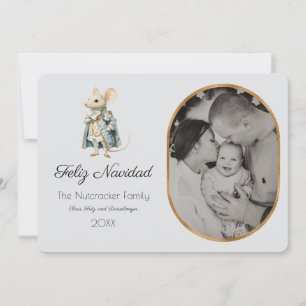 Tarjeta de felicitación de fotos de navidad navide