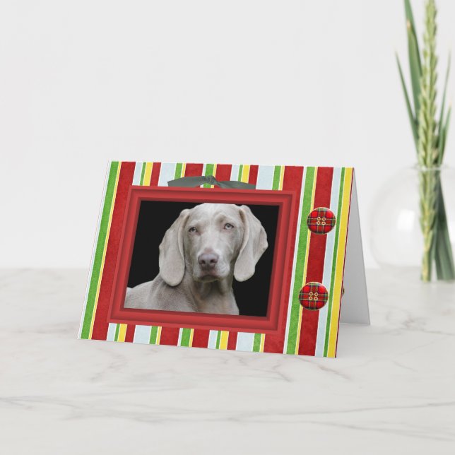 Tarjeta de felicitación de fotos de Navidades desn (Anverso)