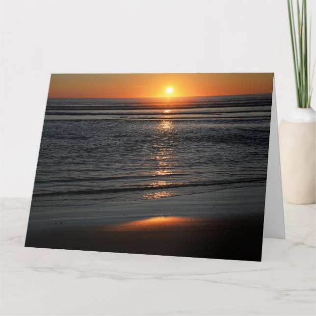 Tarjeta de felicitación de fotos de Oregon Coast S (Anverso)