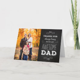 Tarjeta de felicitación de fotos del Día del Padre