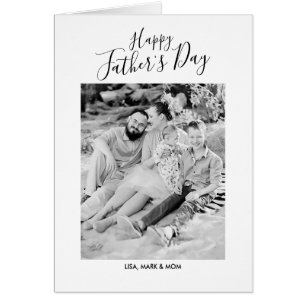 Tarjeta de felicitación de fotos del Día del Padre