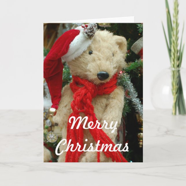 Tarjeta de felicitación de fotos para Navidades pe (Anverso)