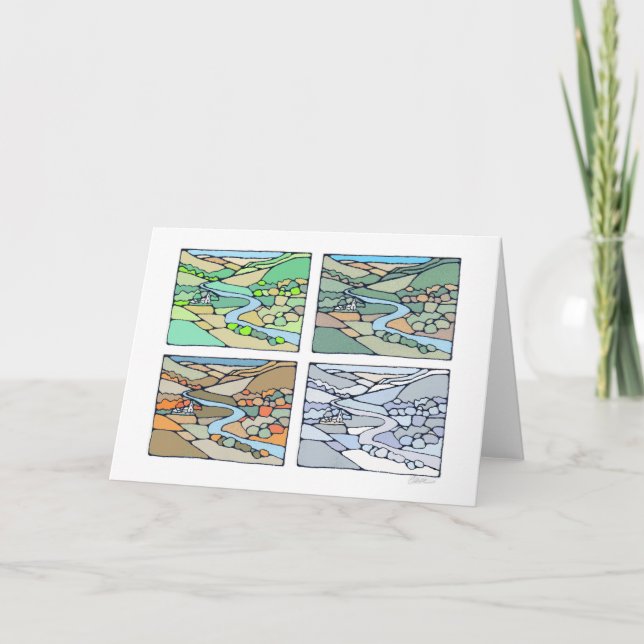 Tarjeta de felicitación de Four Seasons (Anverso)