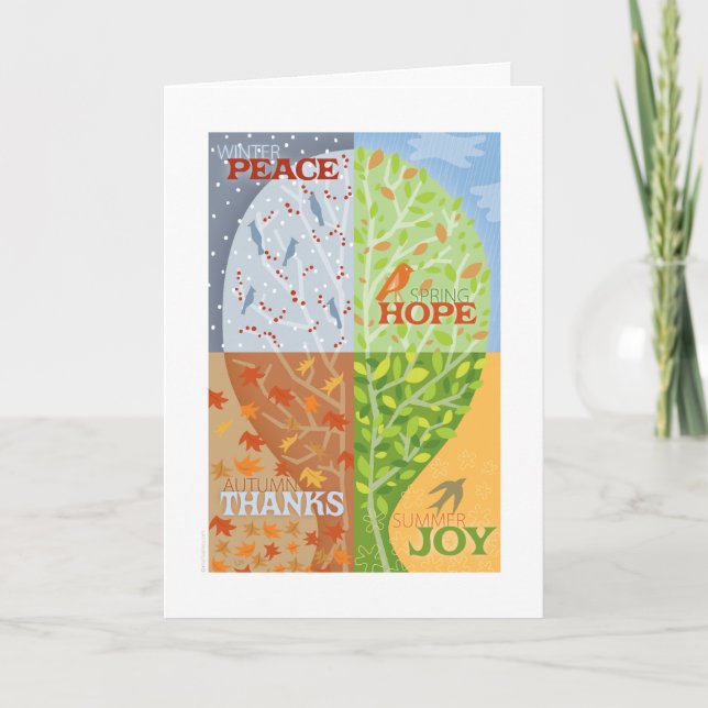 Tarjeta de felicitación de Four Seasons (Anverso)