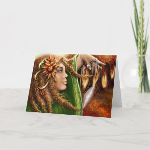 Tarjeta de felicitación de Frigg de Nellis Eketorp