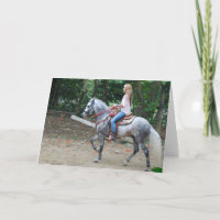 Tarjeta de felicitación de Gaited Paso Fino