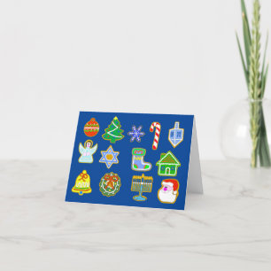 Tarjeta de Felicitación de Galletas de Navidad Chr