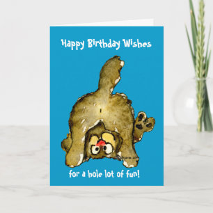 Tarjeta de felicitación de gatos de cumpleaños