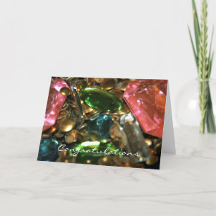 Tarjeta de Felicitación de Gemas