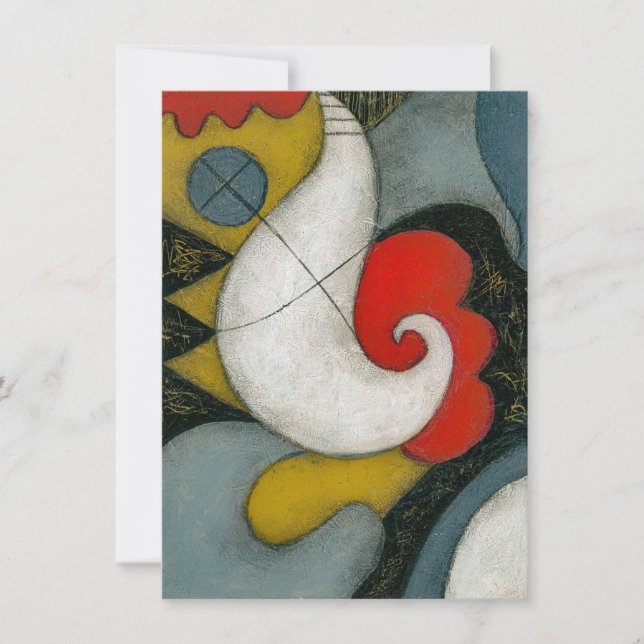 Tarjeta de felicitación de globo de cumpleaños (Anverso)