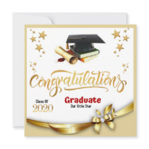 Tarjeta de Felicitación de Graduación
