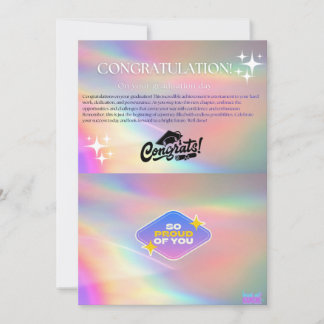 tarjeta de felicitación de graduación